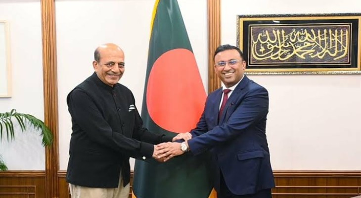 প্রধানমন্ত্রীর পররাষ্ট্র উপদেষ্টার সঙ্গে ভারতের হাইকমিশনারের সাক্ষাৎ
